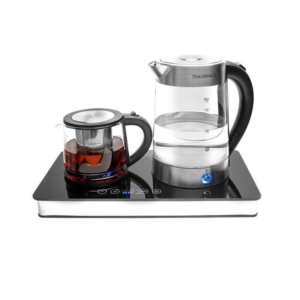 چای ساز کنارهمی شیشه ای دیجیتالی  ترام هاس مدل 185D