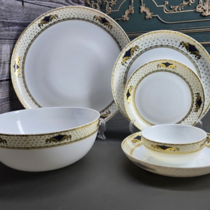 سرویس ۲۶پارچه ۶نفره غداخوری طرح کد ۴