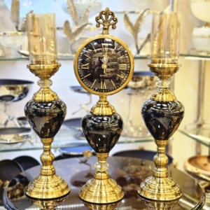 شمعدان مشکی متالیک کد : 6060 A