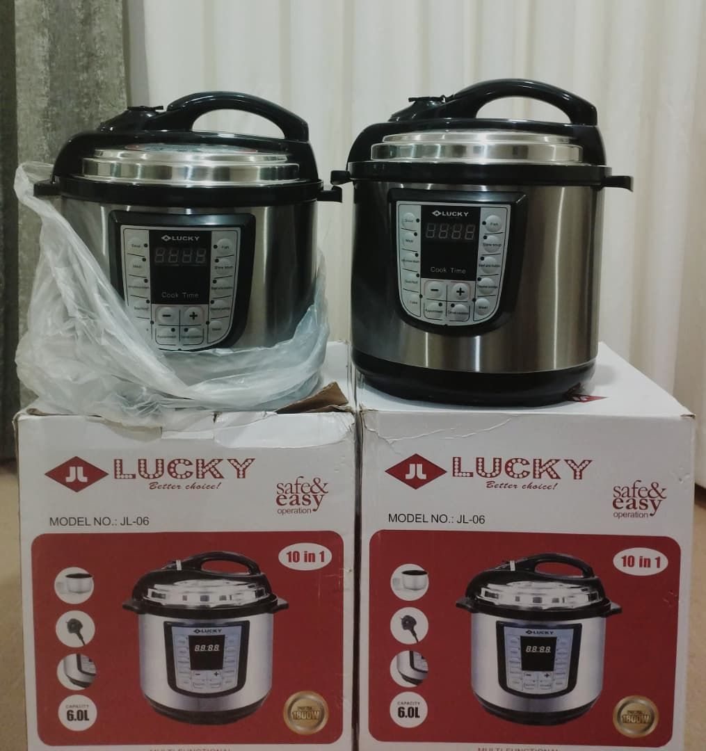 پلو پز 6لیتری برقی lucky10کاره