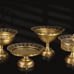 سرویس پذیرایی 4 تیکه پر طاووسی آنتیک