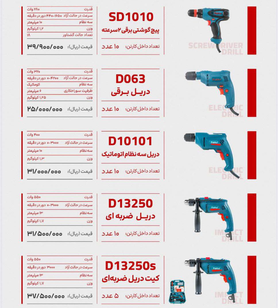لیست قیمت جدید محصولات پوکا - تصویر 3