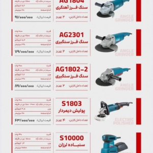 لیست قیمت جدید محصولات پوکا