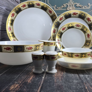 سرویس ۲۹ پارچه آرکوپال طلاکوب طلا برجسته