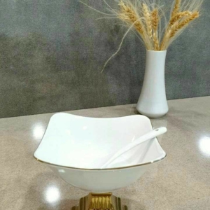 بستنی خوری فیوچر خط طلا پایه چینی pvd