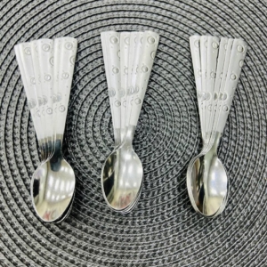 قاشق چای توپی 6 عددی