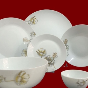 سرویس ۲۶ پارچه گلدن اوپال گل دار 