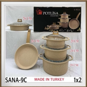 سرویس قابلمه9پارچه  Potlisaساخت ترک