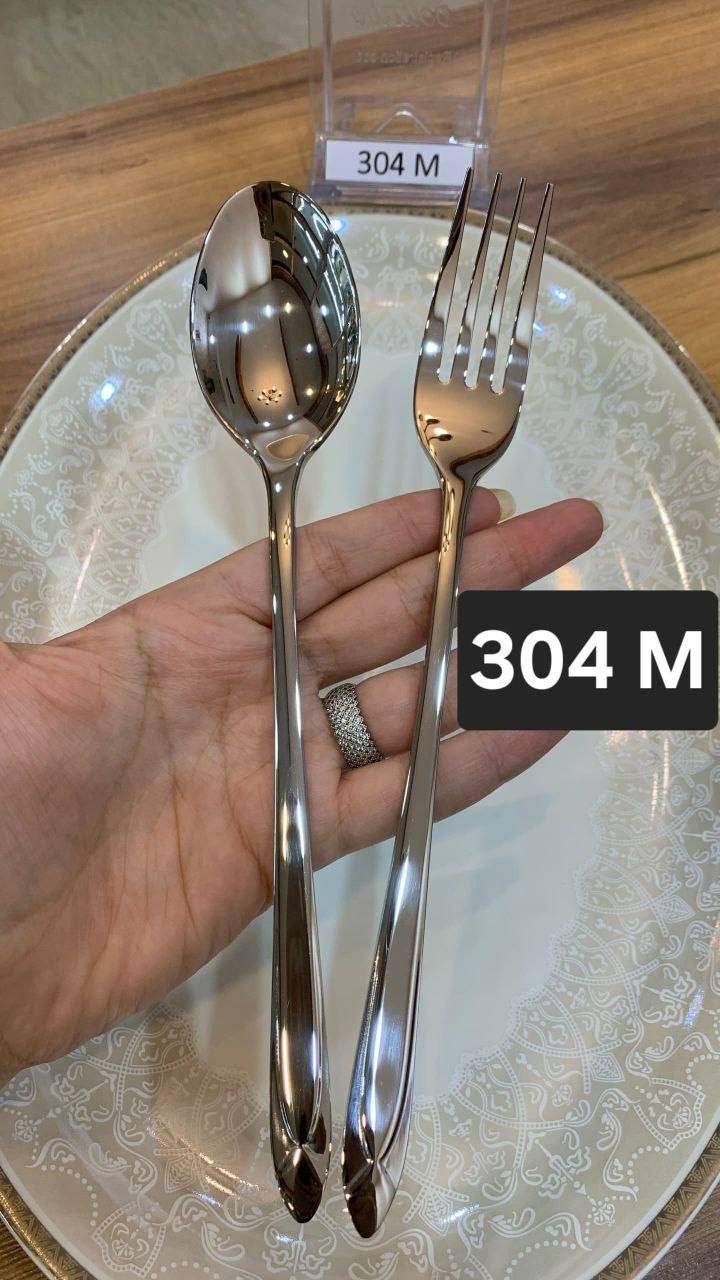سرویس قاشق و چنگال SG طرح های جدید 20264میل144 پارچه 30 نفره - تصویر 22