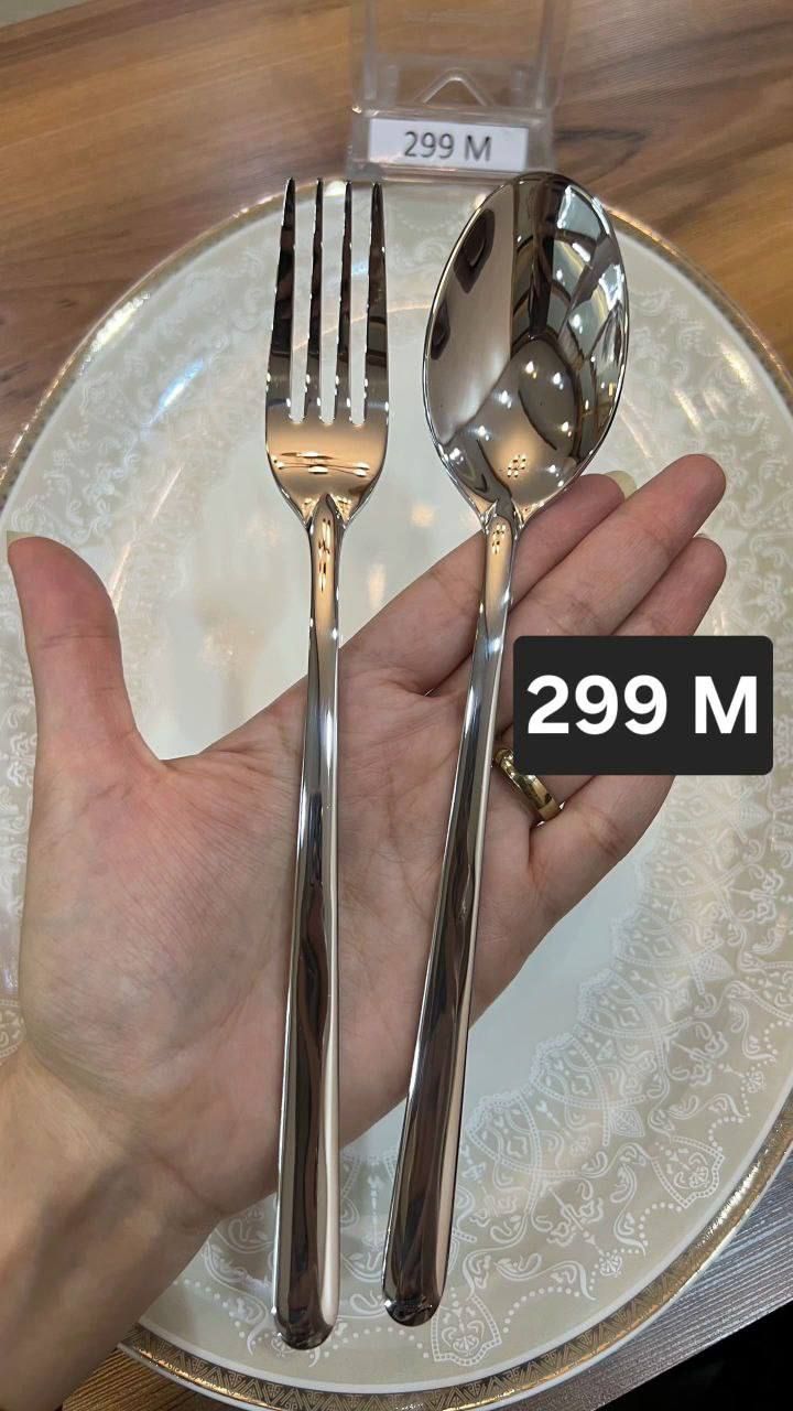 سرویس قاشق و چنگال SG طرح های جدید 20264میل144 پارچه 30 نفره - تصویر 23