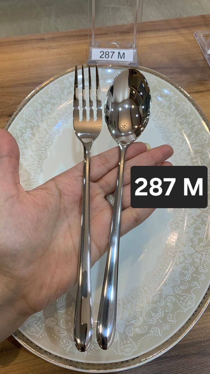 سرویس قاشق و چنگال SG طرح های جدید 20264میل144 پارچه 30 نفره - تصویر 18