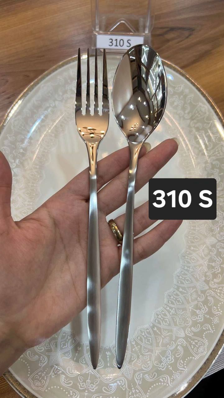 سرویس قاشق و چنگال SG طرح های جدید 20264میل144 پارچه 30 نفره - تصویر 14