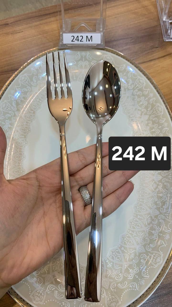 سرویس قاشق و چنگال SG طرح های جدید 20264میل144 پارچه 30 نفره - تصویر 10