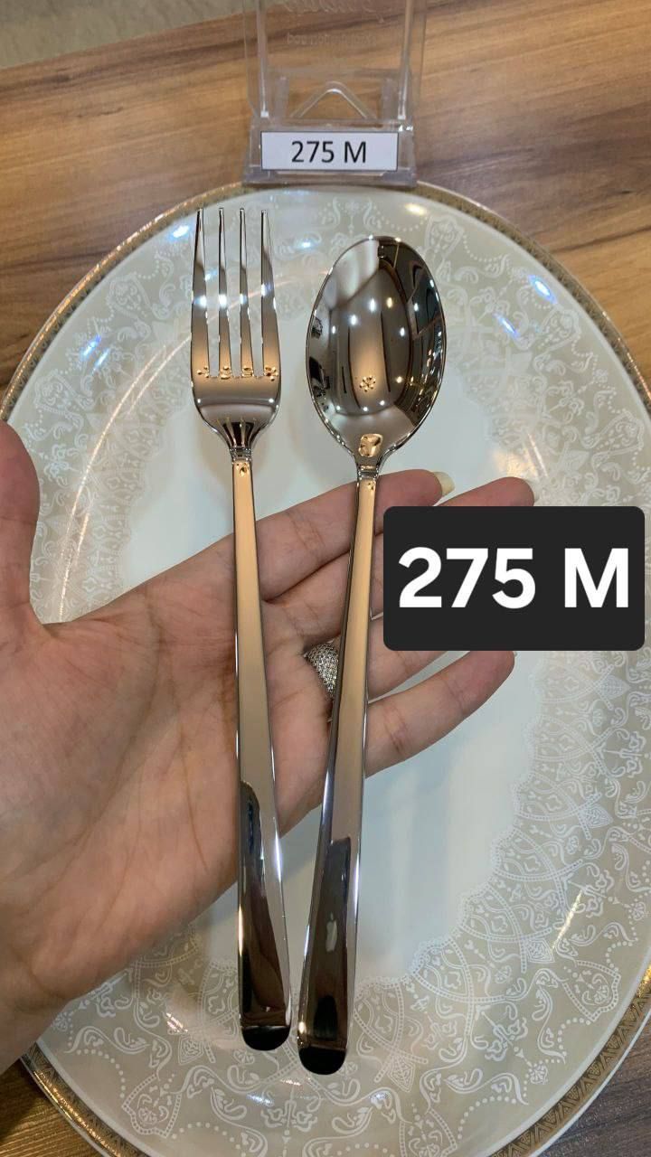 سرویس قاشق و چنگال SG طرح های جدید 20264میل144 پارچه 30 نفره - تصویر 5