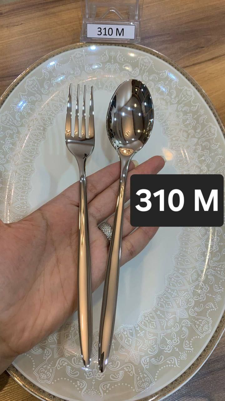 سرویس قاشق و چنگال SG طرح های جدید 20264میل144 پارچه 30 نفره - تصویر 9