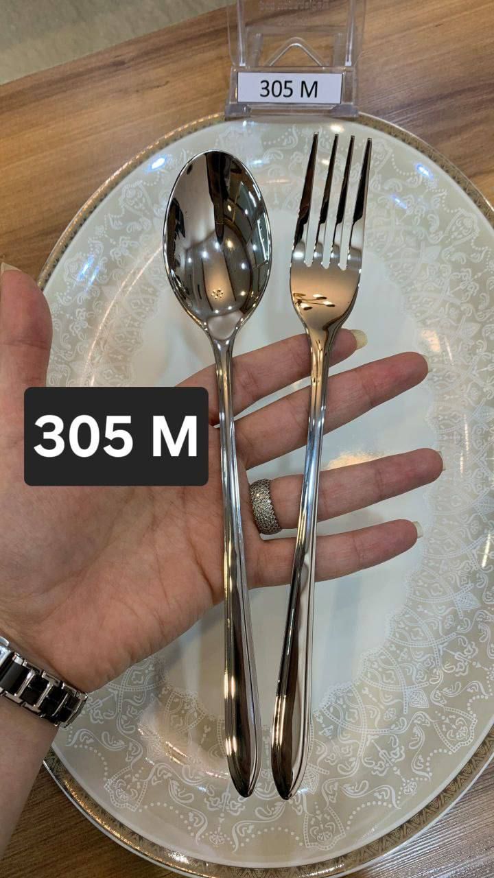 سرویس قاشق و چنگال SG طرح های جدید 20264میل144 پارچه 30 نفره - تصویر 3