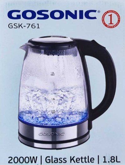 کتری برقی مدل ۷۶۱ گوسونیک ترکیه 2000وات1/8لیتر