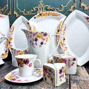 سرویس ۸۵پارچه چینی پردیس برند رزیانا