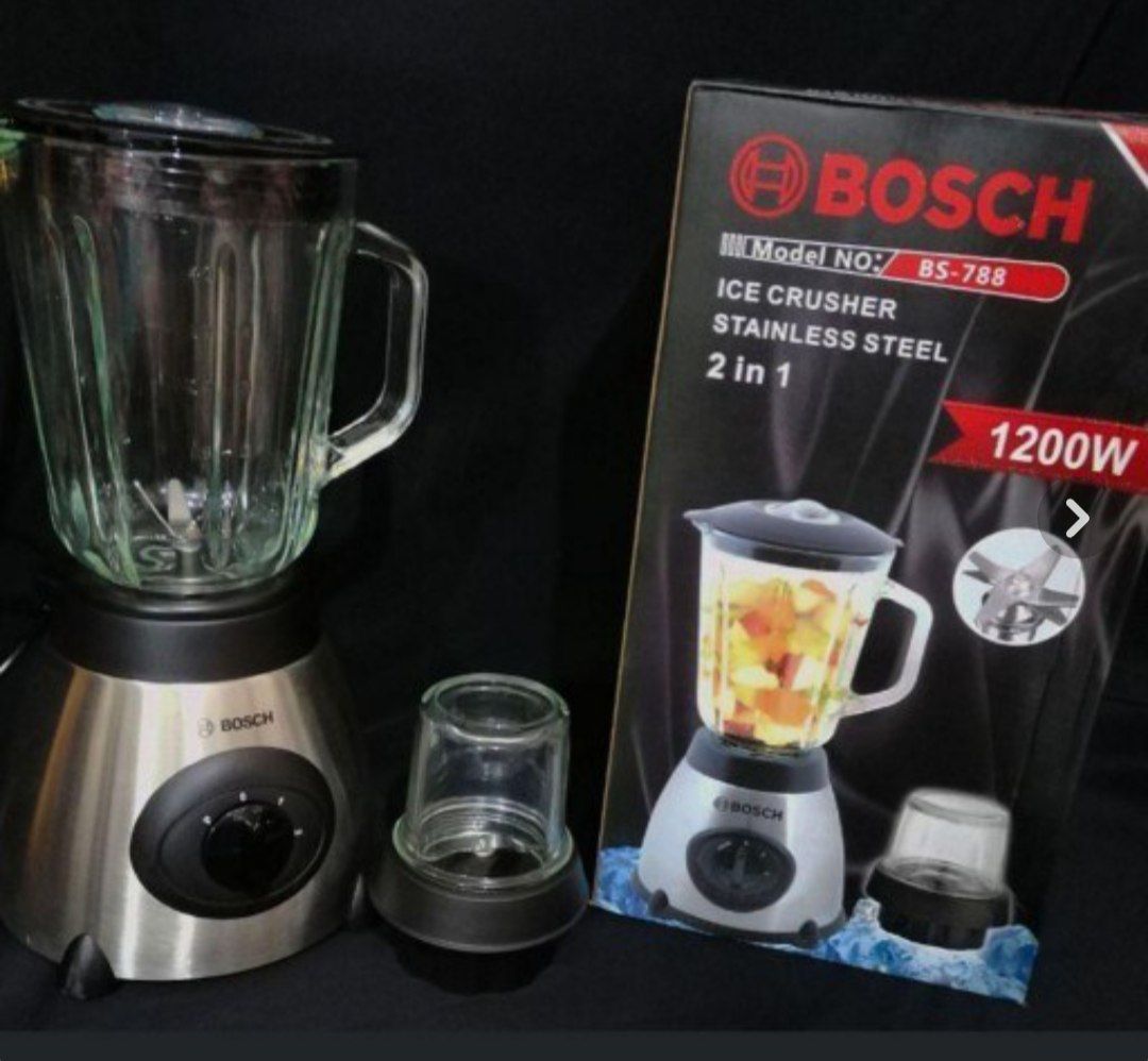 مخلوط کن دوکاره بوش مدل BH801S ظرفیت ۱.۵ لیتر با کاسه شیشه - تصویر 2